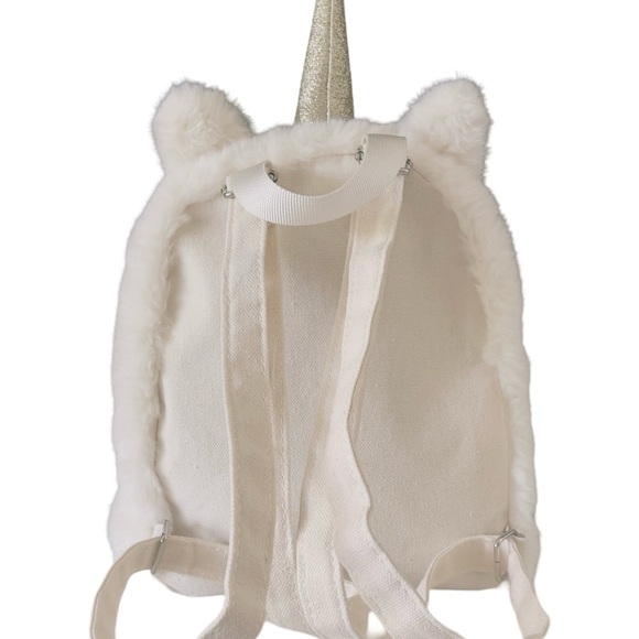TARGET Girl's Faux Fur Unicorn Mini Backpack - Picture 4 of 12